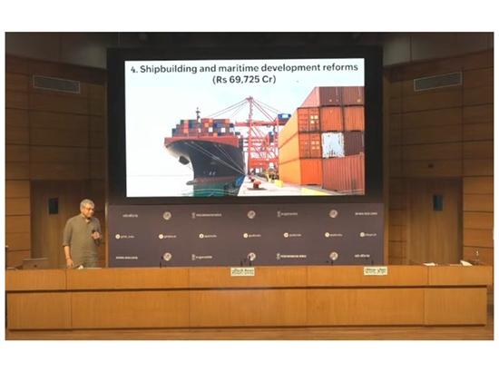 Modi Cabinet approves Rs 69,725 crore package to revitalise shipbuilding-maritime sector Photo Source: ANI [ FULL VIEW ]
