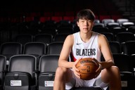 Expectations are great for Trail Blazers rookie Yang Hansen in Portland and back home