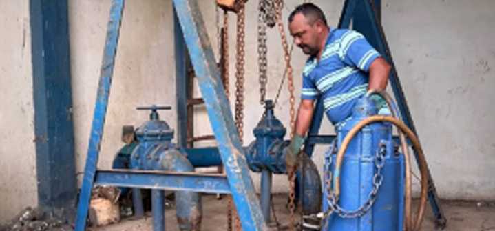 Apure| INFREA optimiza sistema de drenaje de aguas servidas e instalación de nueva bomba