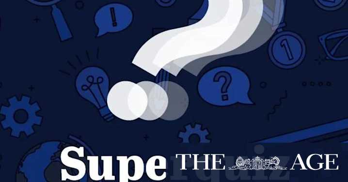 Age and SMH Superquiz, Friday, September 12