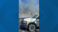 Stan Fire burns 25 acres south of Pleasant Valley Road in Boise