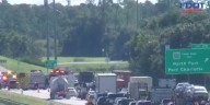 All lanes closed by crash on I-75S in Sarasota County
