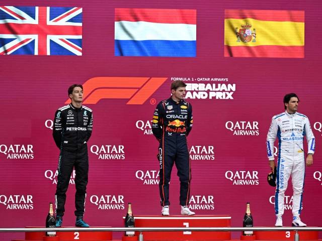 Verstappen wins 'incredible' Azerbaijan GP