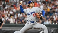 Dodgers' Ohtani tosses 3 2/3 shutout innings in surprise start
