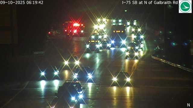 Traffic backing up on I-75 in Lockland following crash