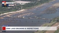 Zink Lake to be drained Monday for dam inspections