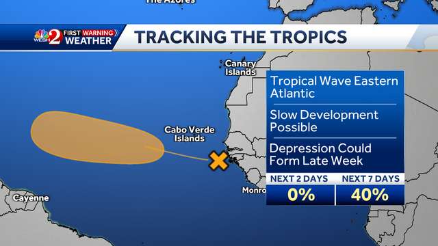 Tropical depression could form this week in the Atlantic