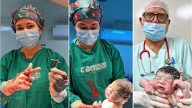 Baby born in Brazil holding contraceptive coil that failed, doctor shares pics