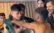 Video: Indian Boxer Bunty Singh Furiously Pushes His Pakistani Counterpart Sameer Khan After Latter's Controversial Gesture Ahead Of Youth World Bantamweight Title Match