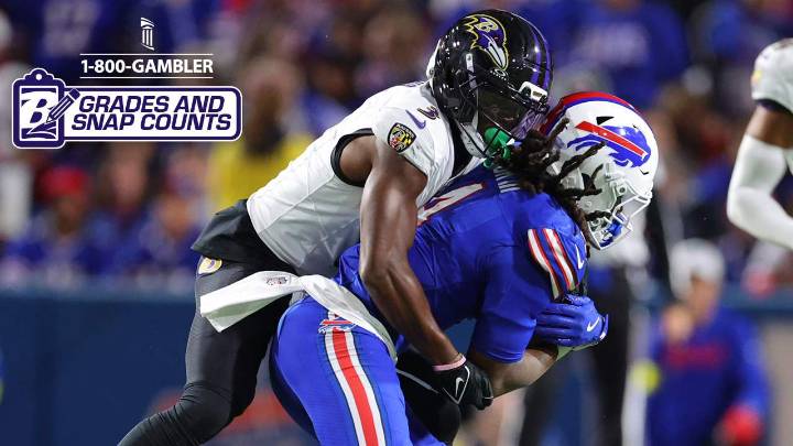Ravens Grades & Snap Counts vs. Bills