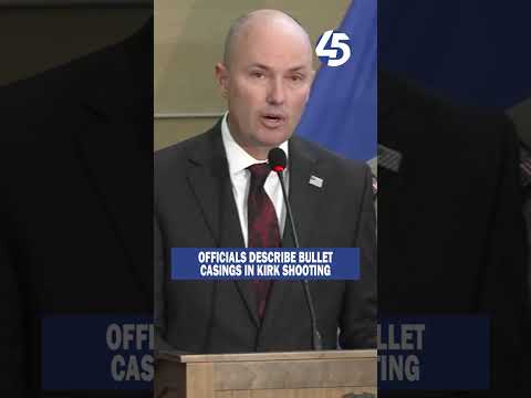 Utah Gov. describes writing on bullet casings in Charlie Kirk shooting