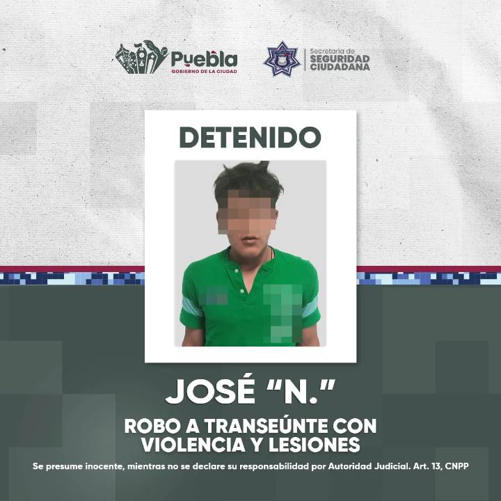Detiene SSC a hombre por aparentemente lesionar a una mujer con un arma blanca