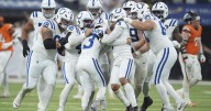 Spencer Shrader converts from 45 yards after penalty on 60-yard miss and Colts beat Broncos 29