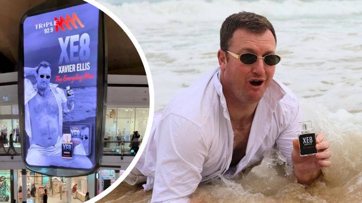 Perth radio personality Xavier Ellis strips down to launch fragrance XE8 for Father’s Day