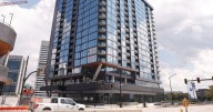 The day has come. Centennial Yards has its first new skyscraper.