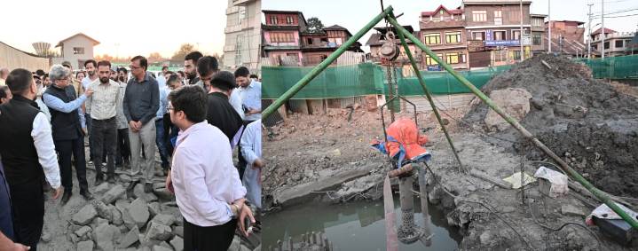 Chief Secy reviews progress on additional block at LD Hospital