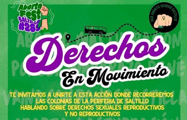 Colectivos preparan el “Aborto Fest Saltillo 28S”