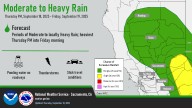 Showers and thunderstorms today through Saturday with elevated fire weather conditions