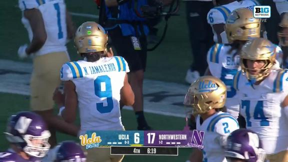 Northwestern holds on for 17-14 win over UCLA, spoiling interim Bruins coach Tim Skipper's debut