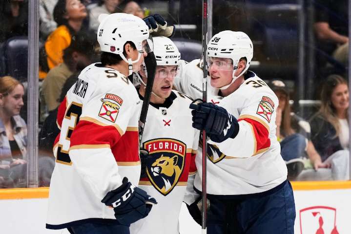 Former Bruins top prospect’s two-goal night caps Panthers win in overtime