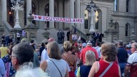 See hundreds mourn Charlie Kirk at Michigan Capitol vigil
