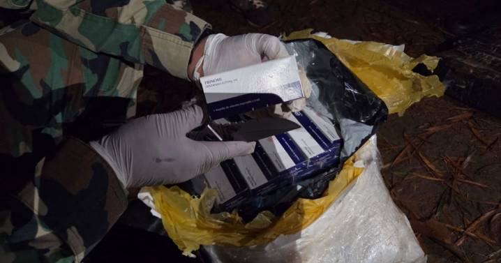 Prefectura encontró un cargamento con ampollas de fentanilo en Misiones que venía desde Paraguay