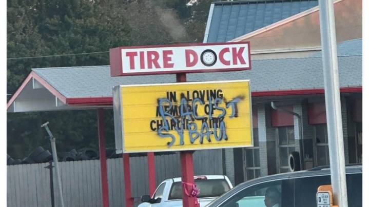 19-year-old arrested after allegedly vandalizing Loganville business sign memorializing Charlie Kirk