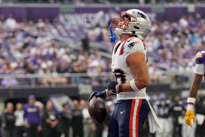 Drake Maye: Undrafted Patriots wide receiver has 'bright future'