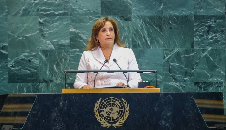 Boluarte reconoce ante la ONU que la pobreza es Perú “es alta”
