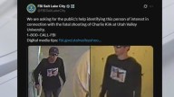 Charlie Kirk shooting: FBI releases images of person of interest