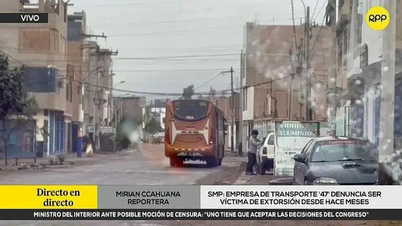 Transportistas de la empresa Sol de Oro no salen a laborar por amenazas de extorsionadores