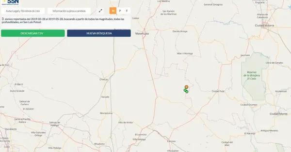 Suman 134 sismos en SLP durante 2025: SSN