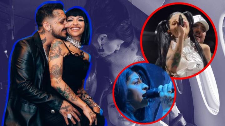 Cazzu rompe en llanto en pleno escenario al cantar desgarradora canción que cantó junto a Nodal