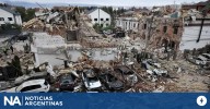 Bombardeo masivo ruso con drones y misiles dejó cuatro muertos en Kiev