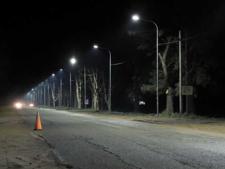 Riestra | Presentaron las nuevas luminarias del acceso Favaloro