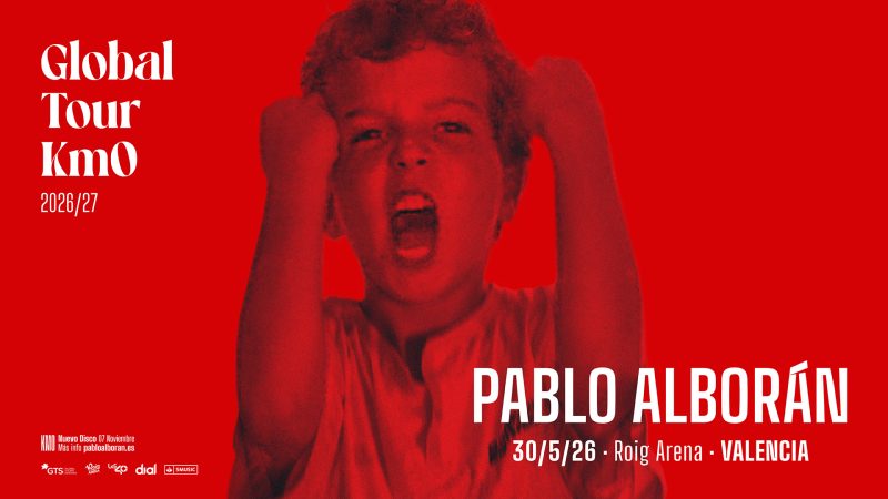 Pablo Alborán actuará el 30 de mayo en el Roig Arena dentro de su gira mundial ‘Global Tour KM0’