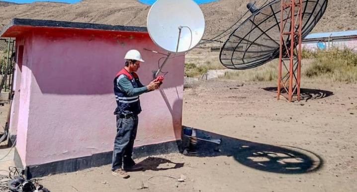 Ica: vecinos de Yauca del Rosario ya cuentan con señal satelital de TV y radio