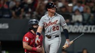 Tigers throw away chances in opener against Guardians, lose division lead