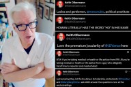 Keith Olbermann launches into deranged rant about Trump admin — hours after deleting apparent threats