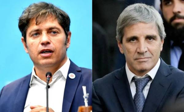 Kicillof cruzó a Caputo: “Es un caradura y mentiroso, no hay ningún impuesto nuevo en la provincia"