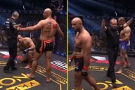 Debuting MMA fighter taps out before strike is landed in bizarre one