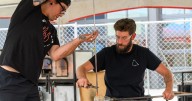 Live glassblowing demonstration at the MAC gives museumgoers firsthand look at how glass art is made
