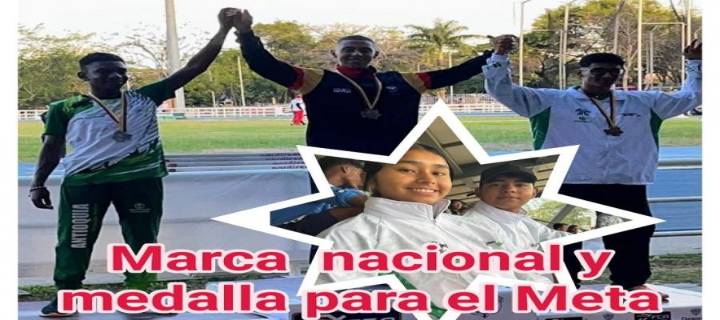 Gran figuración del atletismo joven del Meta en Ibagué