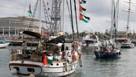Global Sumud flotilla: atacan con un dron el barco donde viaja Greta Thumberg