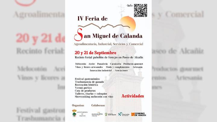 Calanda celebra la Feria de San Miguel 2025 con un programa que fusiona innovación y cultura local