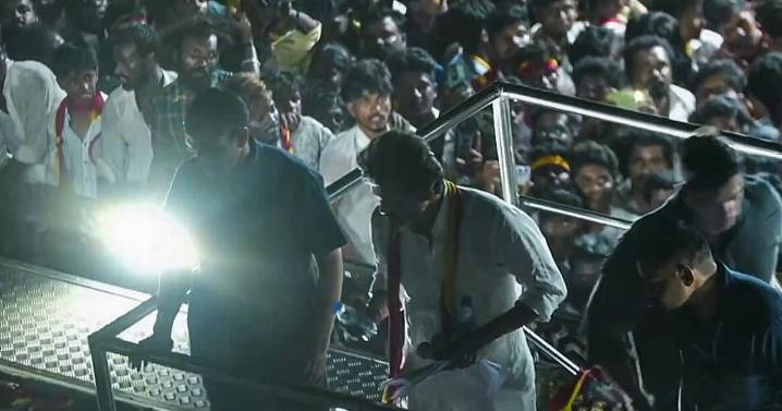 Tamil Nadu 'People ran towards Vijay’s vehicle leading to stampede'