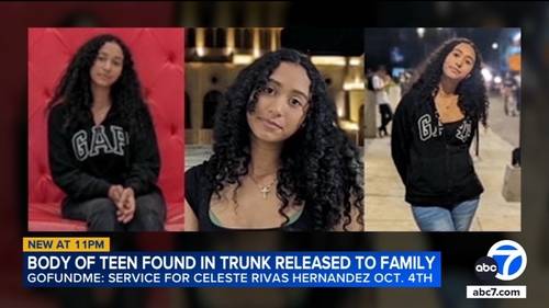 Body of Celeste Rivas Hernandez, teen found dead singer D4vd's car, returned to family