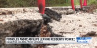 Residents concerned about potholes and road slips