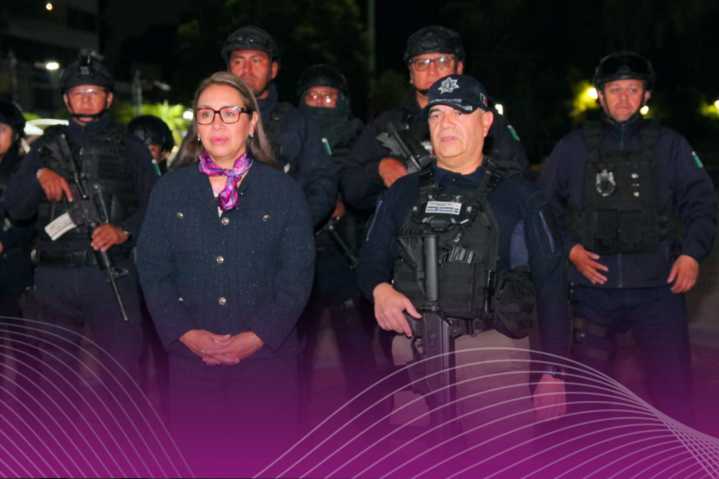 Azucena Cisneros supervisa operativo de seguridad en zonas limítrofes con CDMX