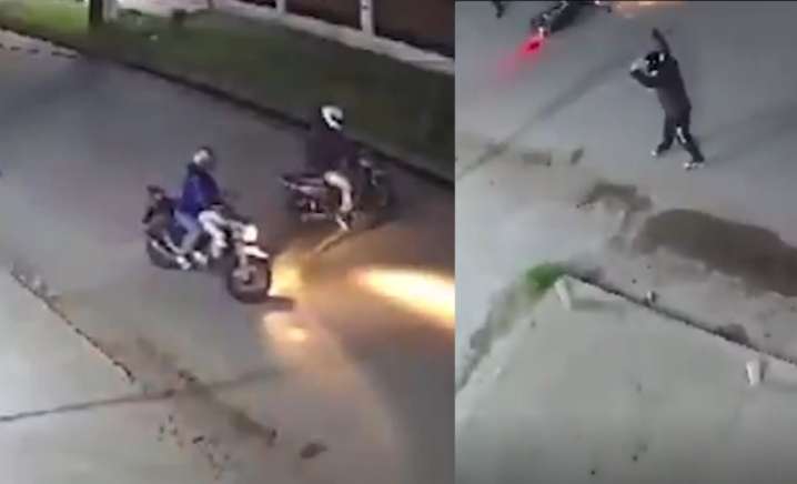 Virrey del Pino: sorprendieron a un joven y a disparos le robaron la moto